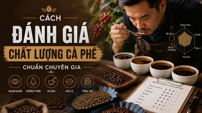 Cách Đánh Giá Chất Lượng Cà Phê Chuẩn Chuyên Gia