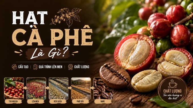 Hạt Cà Phê Là Gì? Cấu Tạo, Quá Trình Lên Men Và Chất Lượng