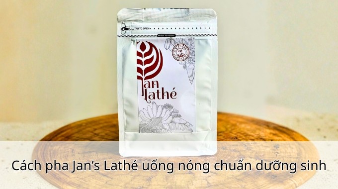 Cách pha Jan’s Lathé uống nóng chuẩn dưỡng sinh