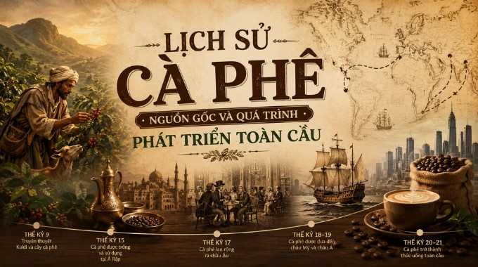 Lịch Sử Cà Phê: Nguồn Gốc Và Quá Trình Phát Triển Toàn Cầu