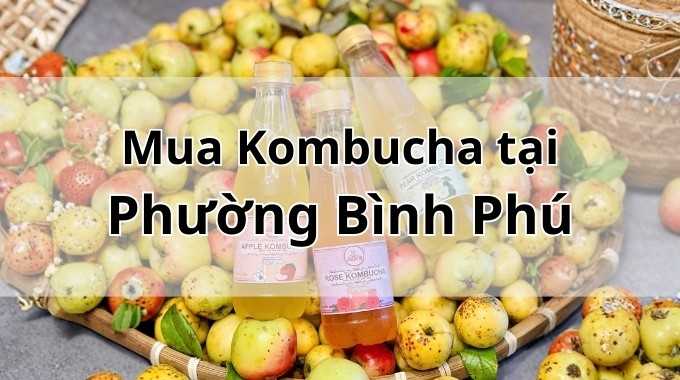 Top 5 địa chỉ bán Kombucha uy tín tại Phường Bình Phú TpHCM