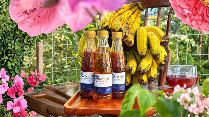 Cận cảnh hình ảnh mật chuối chính hãng của nhà Jan's Atisha tốt cho sức khỏe